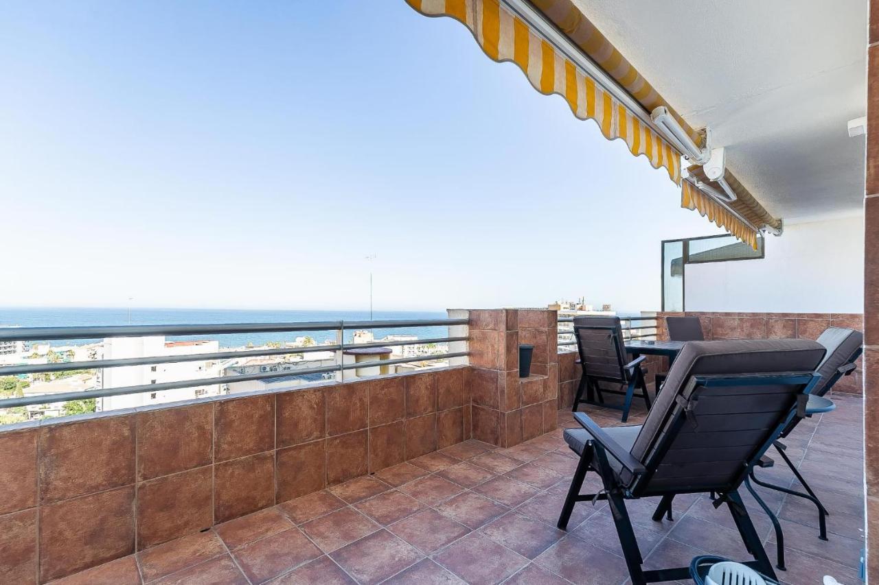 Vistas Azules -- Remodeled, Large Terrace, Spectacular Ocean Views And Beach Level Access Torremolinos Extérieur photo