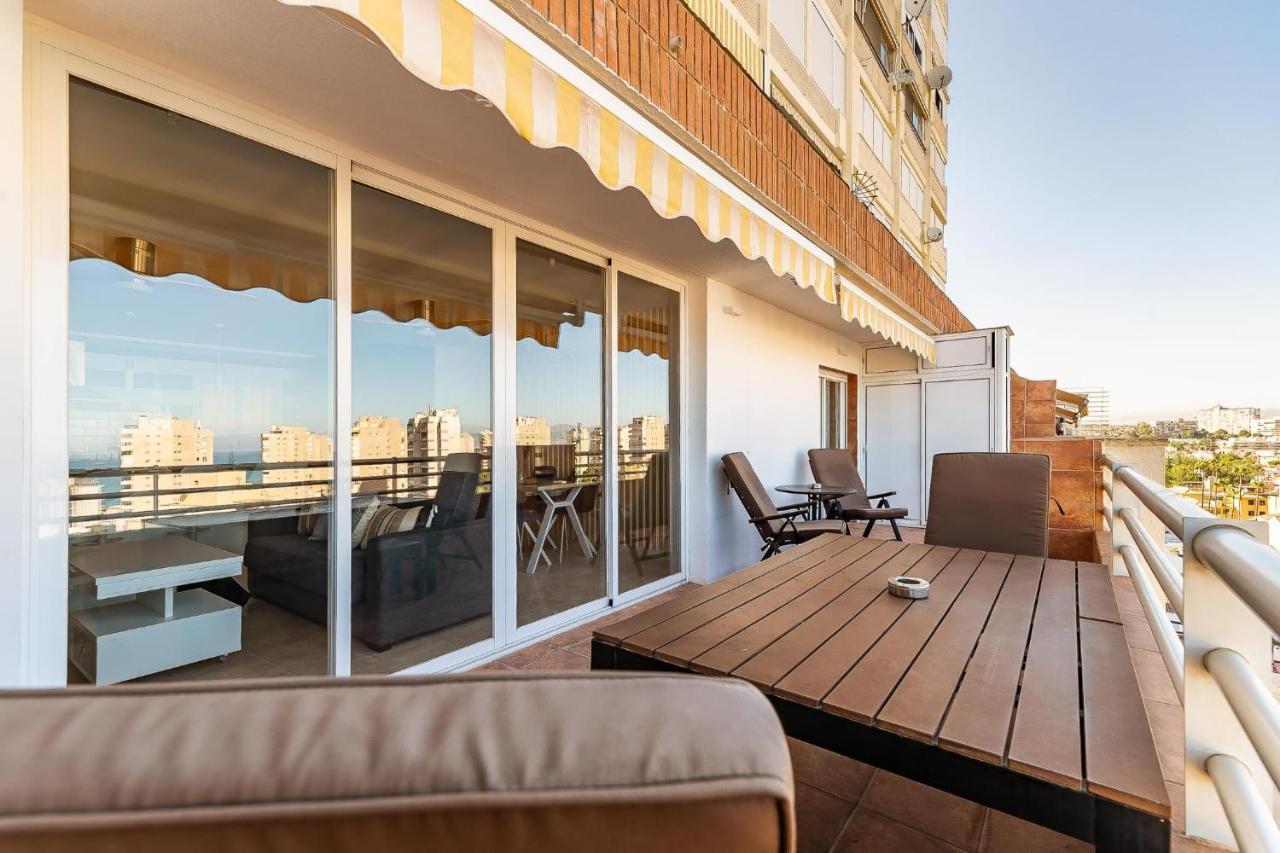Vistas Azules -- Remodeled, Large Terrace, Spectacular Ocean Views And Beach Level Access Torremolinos Extérieur photo